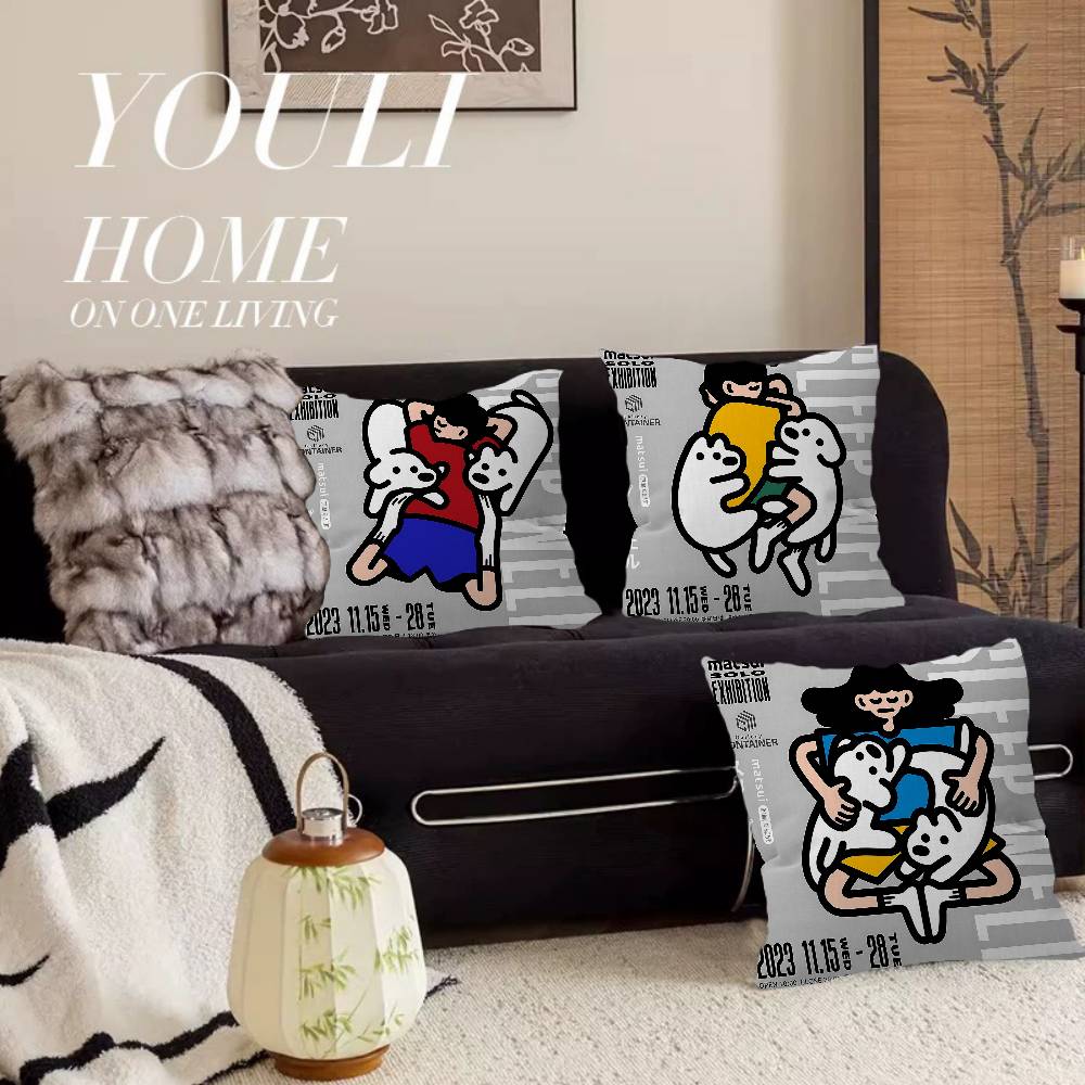 Home Textiles And Furnishing - Korea M-Matsui Cute Dog Pillow Gifts