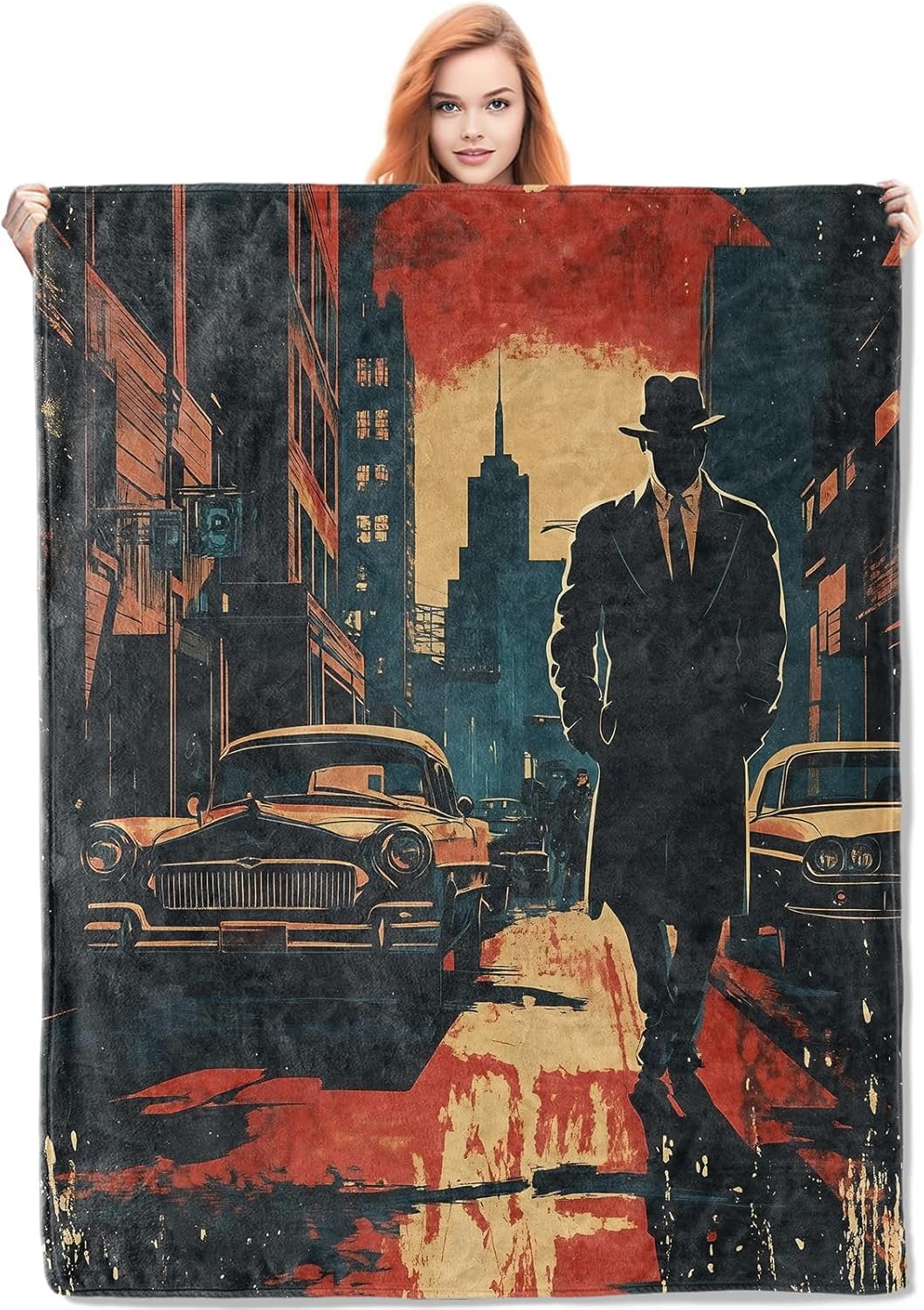 Home Textile - Noir Detective Blanket Gifts for Women