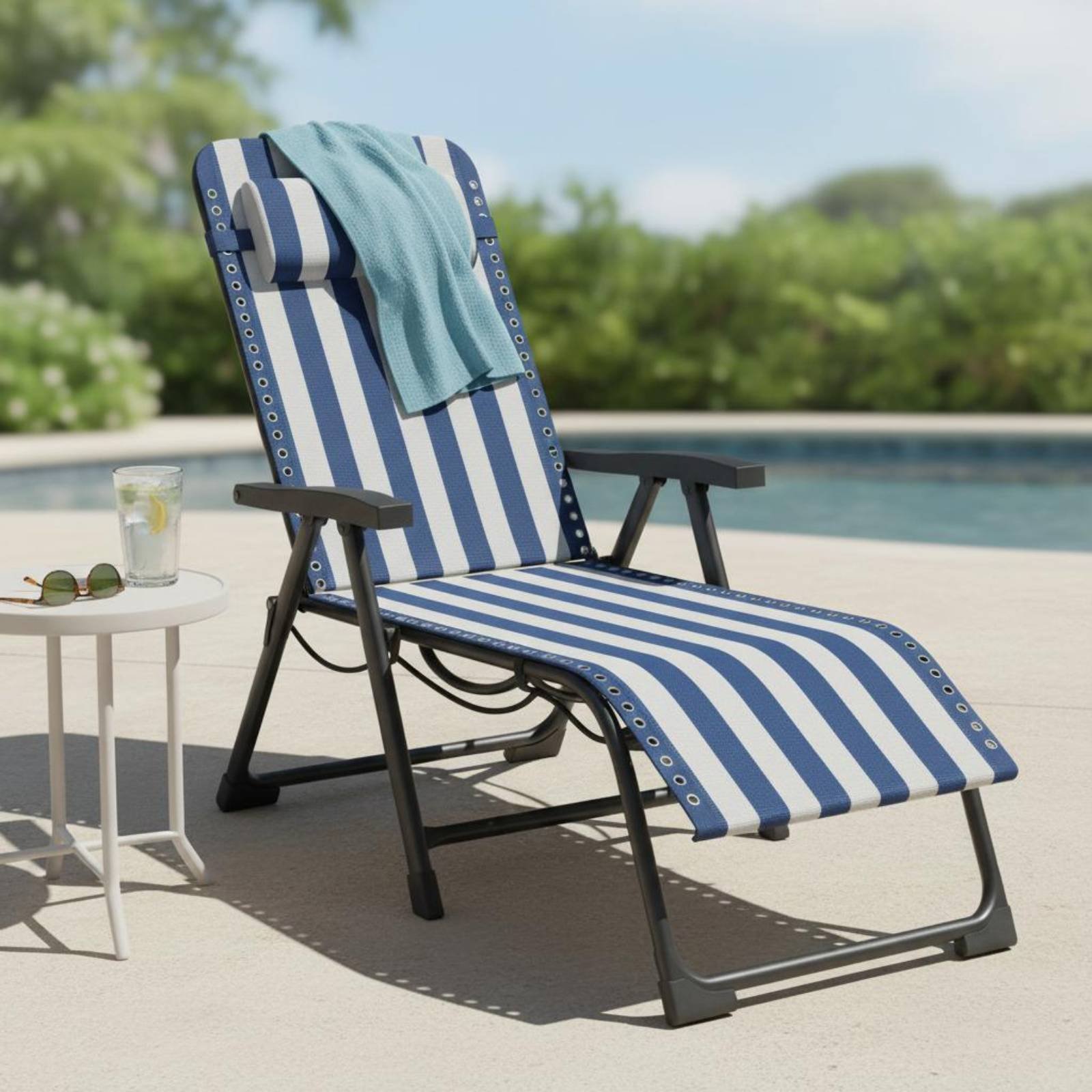 Home Textile - Recliner Textile Panel Striped Recliner Sling
