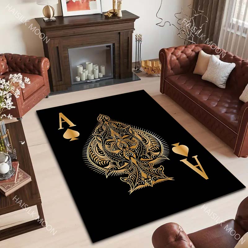6 Styles Black Playing Card Ac - Home Textiles Luxury 评论和价格