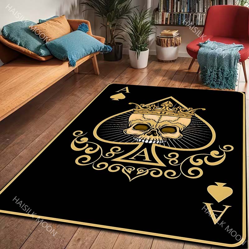 6 Styles Black Playing Card Ac - Home Textiles Luxury 评论和价格