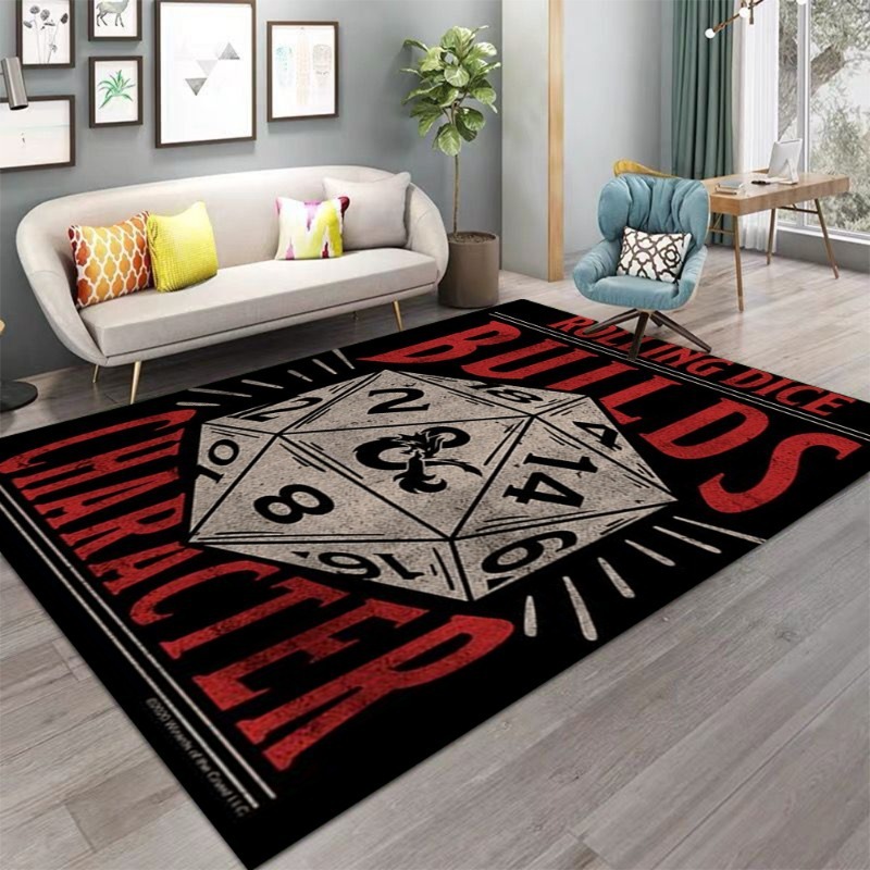 Dungeons Dragons Dice Sword Vi - Home Textiles Rug 评论和价格
