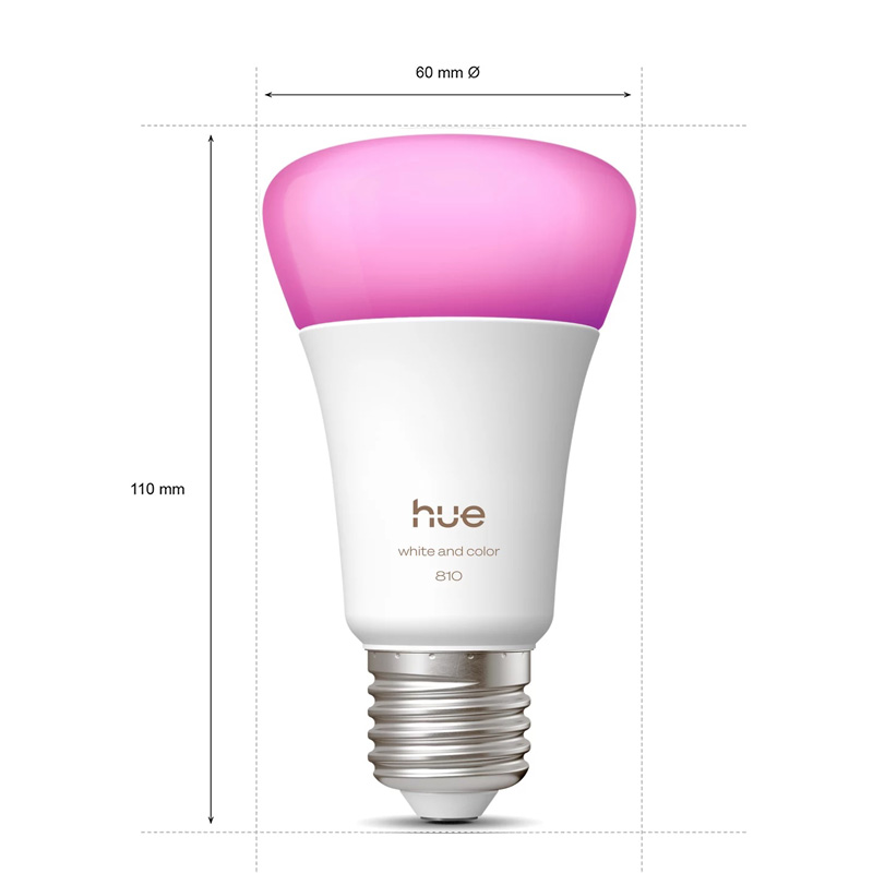 Philips Hue E27 A60 810LM Smar - Philips Bulb Hue 评论和价格