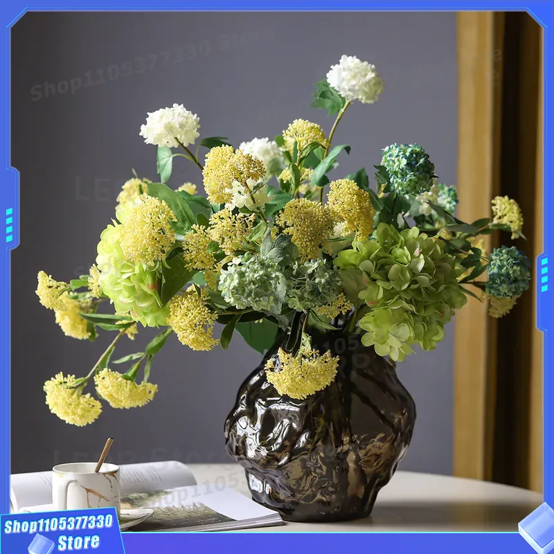 Large Wabi Sabi Style Flower V - Home Textiles And Furnishing 评论和价格