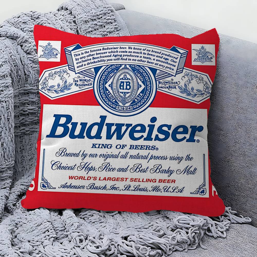 King Of Beer B-Budweiser Pillo - Home Textiles And Furnishing 评论和价格