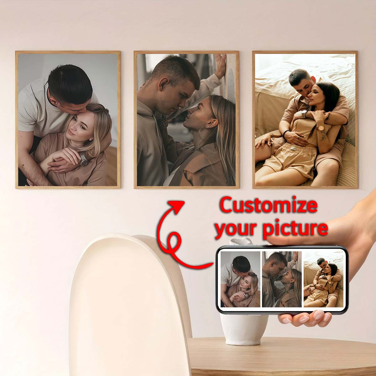 Triptych - 2D Custom Photo Woo - Home Textile 评论和价格