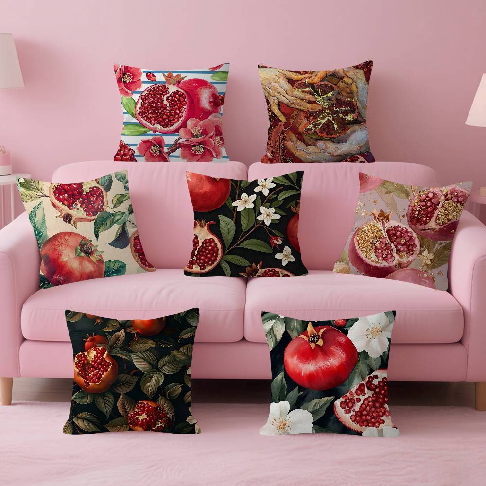 Fruit Pomegranate Painting Pil - Home Textiles And Furnishing 评论和价格