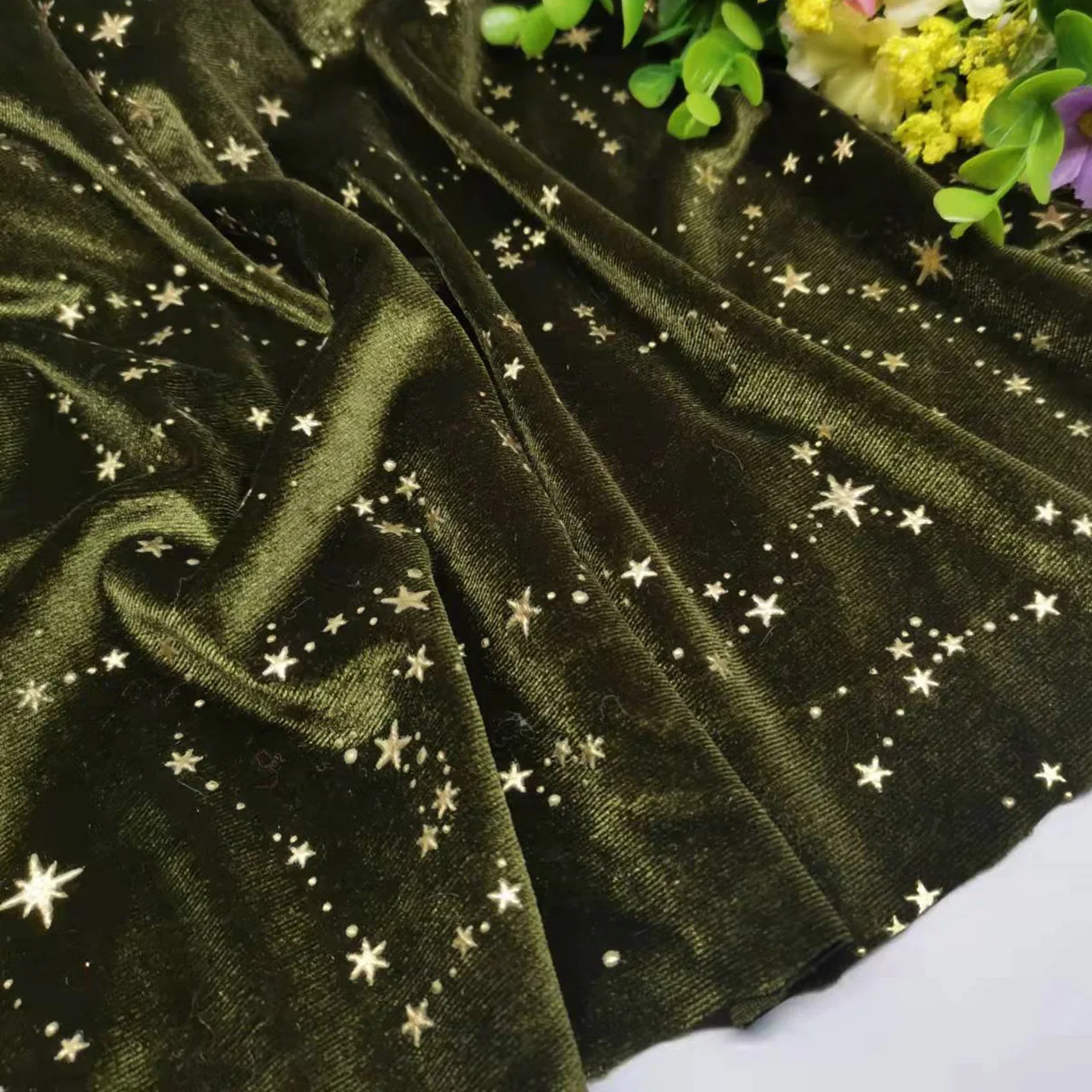 Velvet Fabric for Dress Gorgeo - Home Textiles Luxury 评论和价格