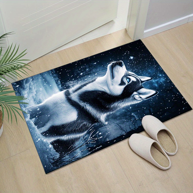 Winter Husky Rug for Cozy Livi - Home Textiles Rug 评论和价格