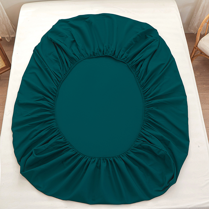 1pc solid color fitted sheet f - Bed Sheet Microfiber 评论和价格