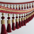 Beads Tassel Fringe Edging Tri - Home Textiles And Furnishing 评论和价格