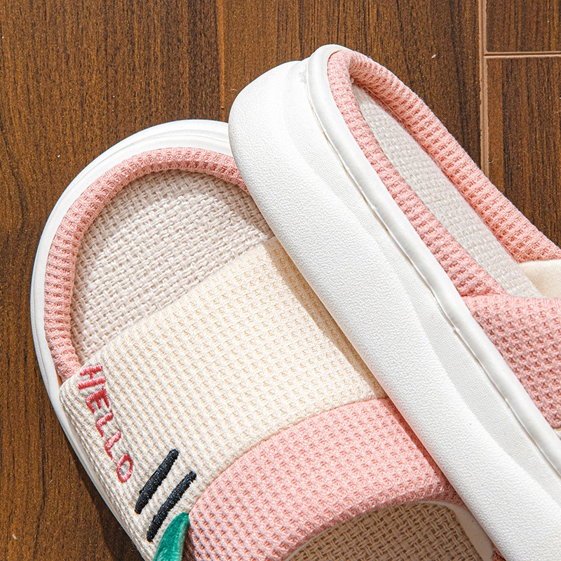 New Style Linen Slippers for W - Home Textile 评论和价格