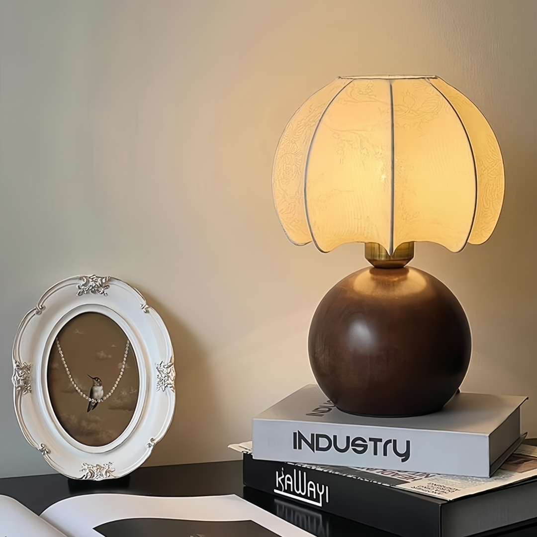 Vintage floral table lamp, med - Home Textile 评论和价格