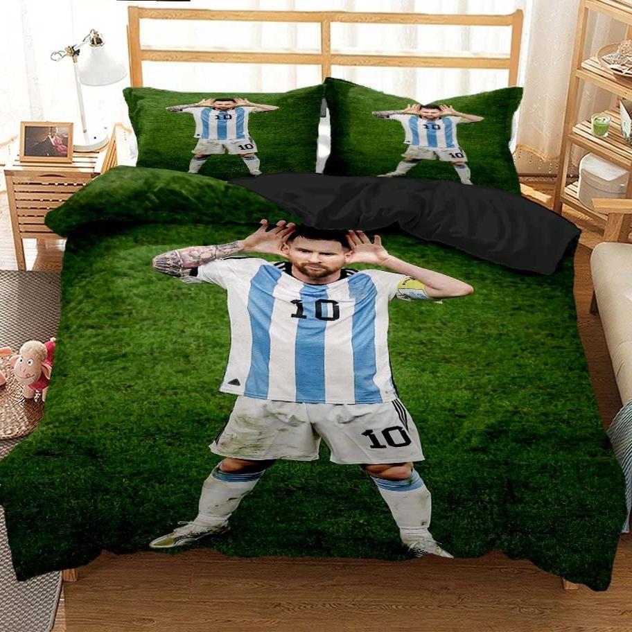 Messi Football Superstar Beddi - Bed Sheet Microfiber 评论和价格