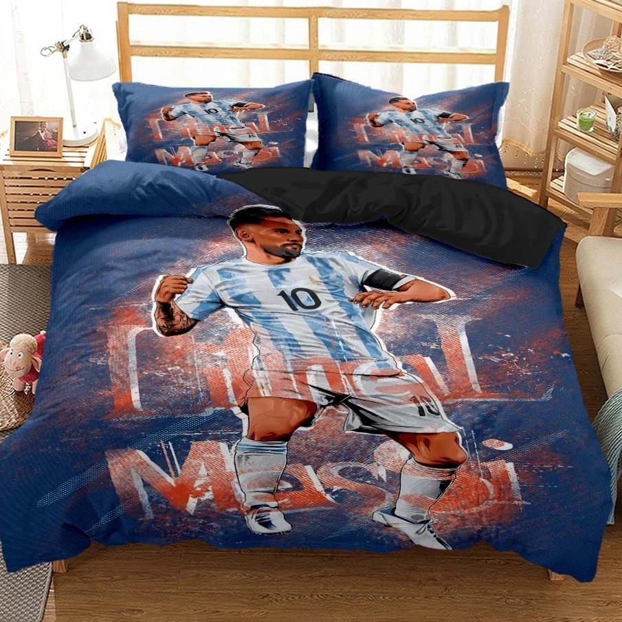 Messi Football Superstar Beddi - Bed Sheet Microfiber 评论和价格