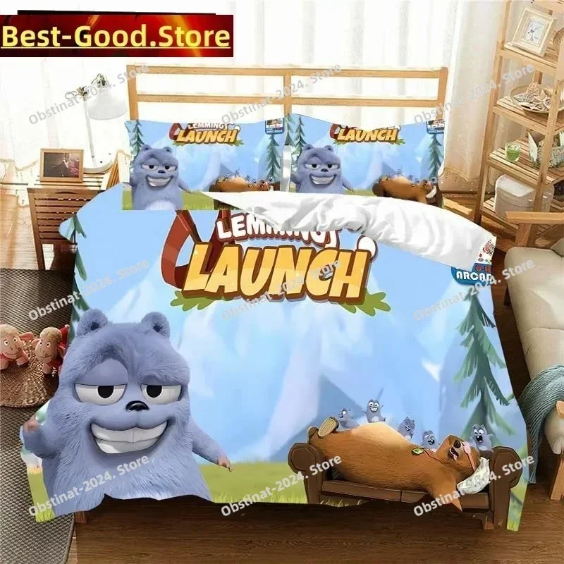 3D G-Grizzy and The Lemmings B - Bed Sheet Microfiber 评论和价格