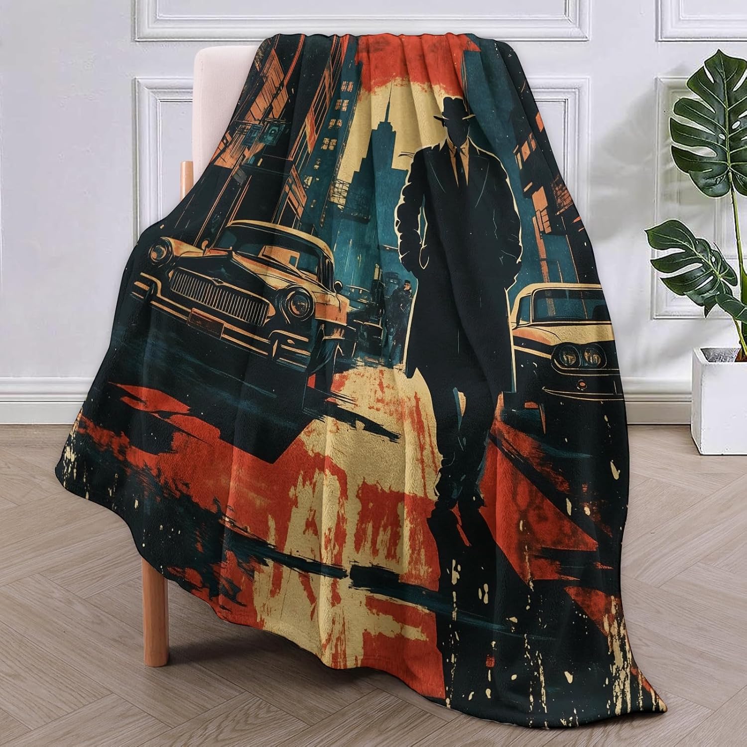 Noir Detective Blanket Gifts f - Home Textile 评论和价格