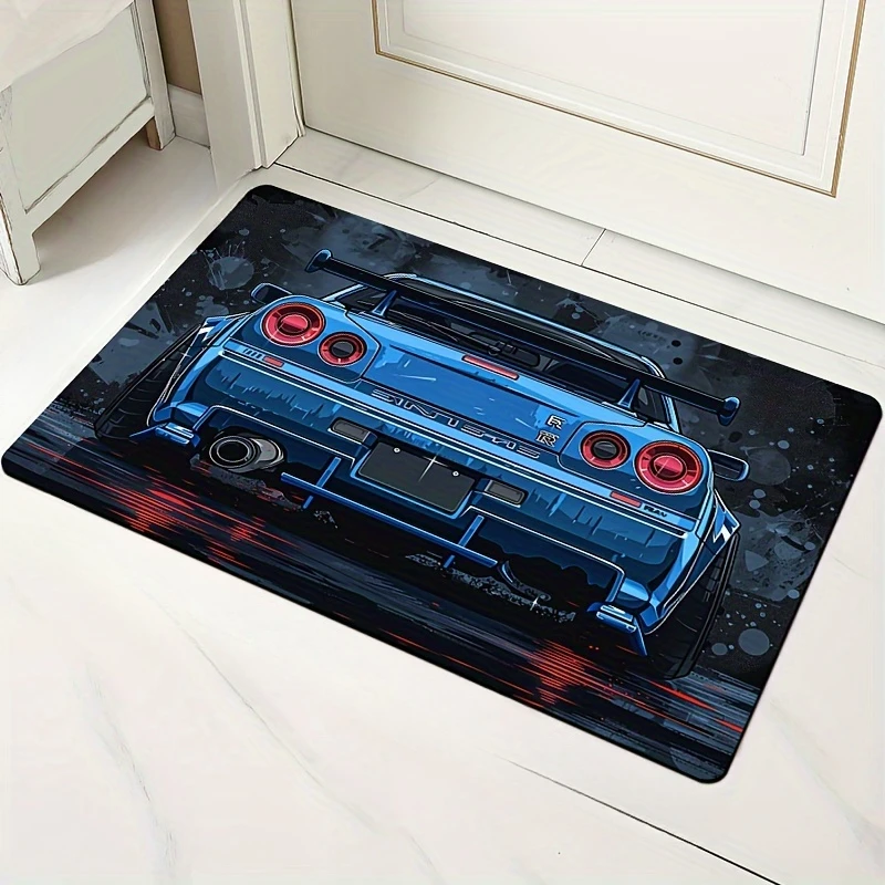 Cool Sports Car Design Doormat - Home Textiles Rug 评论和价格