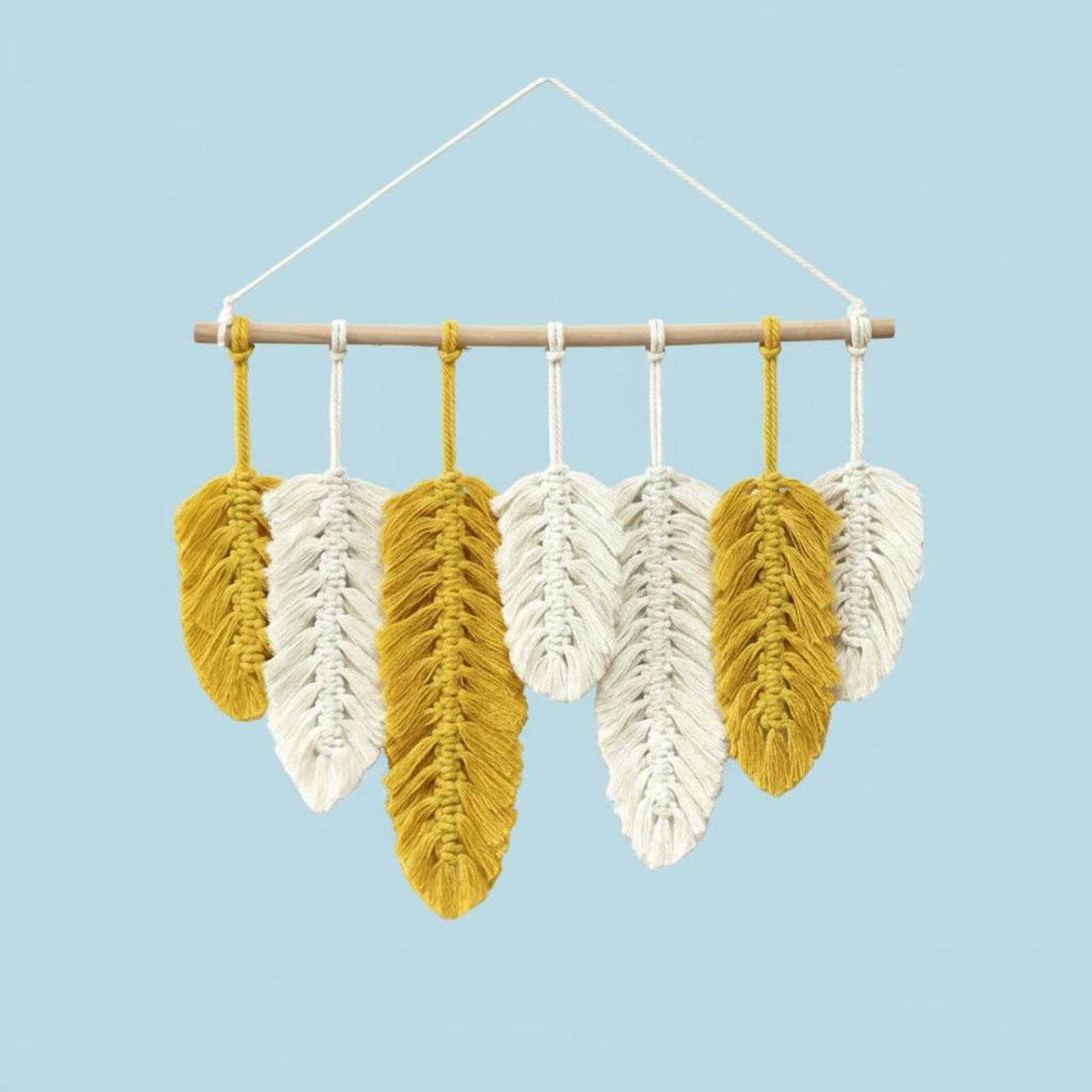 Macrame Feather Wall Hanging H - Home Textile 评论和价格