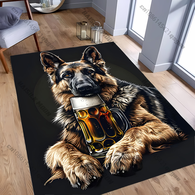 Dog-Themed Decorative Carpet D - Home Textiles Luxury 评论和价格