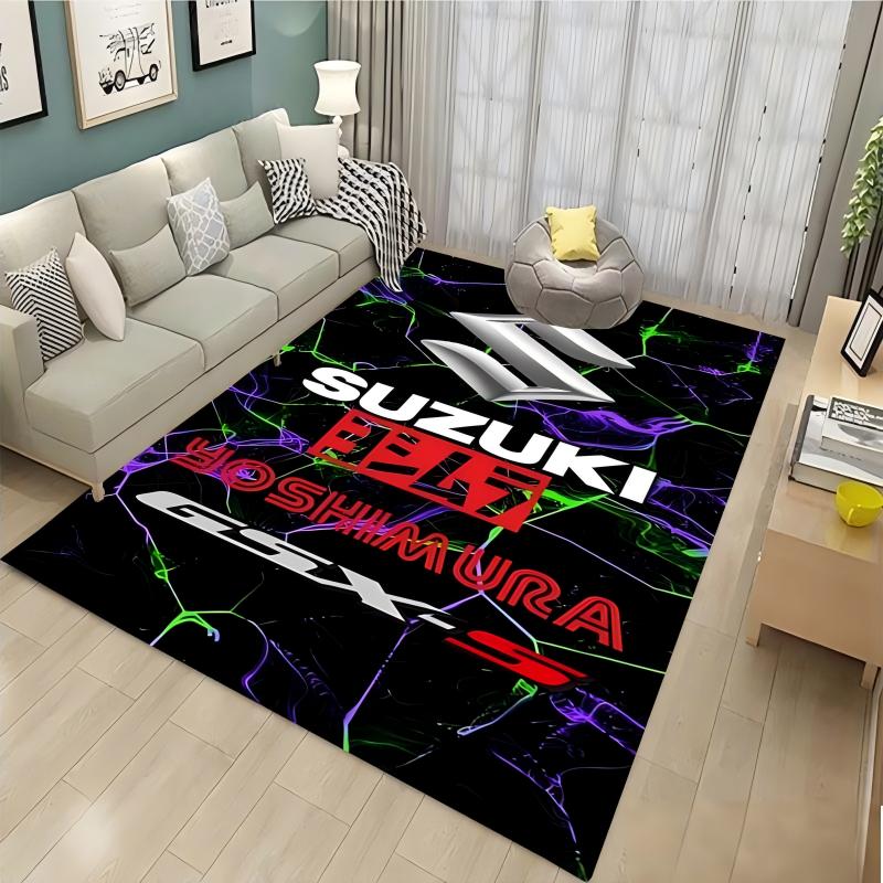 Suzuki Cool Motorcycle Display - Home Textiles Rug 评论和价格